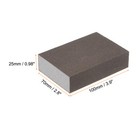 16pcs Sanding Sponge Blocks 800-1000 Grits Hand Block  100x70x25mm  Brown white