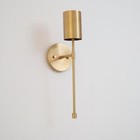 Handcrafted Brass Wall Lamp     Mid Century Farmhouse Home Lighting