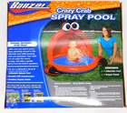 Pool Toy Crazy Crab Spray Pool Red Silly Sprinkling Canopy 51 X 40 X 35 Pvc