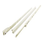 Brainerd 12-pack - 20 5-in Self-closing Drawer Slides  White  new Damaged Box 