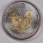 2000 American Silver Eagle - Gold Gilded 