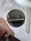Antique 1859 Love Token Engraved Sr Design Silver Liberty Seated Dime Pin Back
