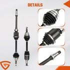 2x Front Left   Right Cv Axle Assembly For Lexus Rx330 2004-2006 Rx350 2007-2009