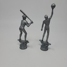 Vintage Sports Trophy Topper Baseball Basketball  Lot 2 - 1983 Metal Freeman
