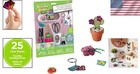Kids  Creative Shrinky Dinks Set - 25 Crystal Clear Sheets   Easy Instructions