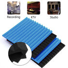 48- 96 Pack Acoustic Wall Panel Studio Sound Noise Proofing Insulation Foam Tile