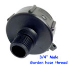 275 330 Ibc Tote Tank Drain Adapter Fine Thrd 2 Nptx Male G Hose Adapter