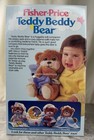 Fisher Price Sleepy Time Teddy Bear Plush New 11    Stuffed Baby Toy Vtg 1985 Nos