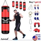 Heavy Duty Punching Bag Punch Gloves Kick Boxing Mma Fitness Training Bag Equip