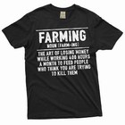Men s Funny Farming Definition Tshirt Farmer Birthday Christmas Gift Shirt