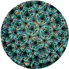 Giant Flower Wheel Kaleidoscope Floral Pattern Lacquered Barrel Vintage Look