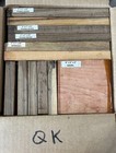 Large Box Lot Various Exotic Kiln Dried Exotic Bowl   Pen Wood Lumber Blanks Qk