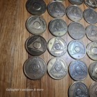Lot Of 32 Alcoholics Anonymous Aa Tokens Recovery Sobriety Chips Coins Medallion
