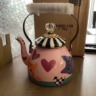 Mackenzie Childs Cat Love Tea Kettle Limited Ed Bnib