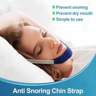 2 Packs Chin Straps For Users And Mouth Breathers - Anti Snoring Chin Strap For 