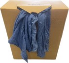 25lb Recycled Blue Huck Towels-cotton Cleaning Rags Approx   200 Reusable Cloths