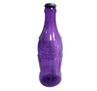 Coco-cola Jumbo 21  Bottle Coin Bank Penny Nickel Dime Quarter Neon Purple