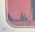 Vintage Horse Silhouette Sunset Iron On Transfer 12 x12  Roach 1976