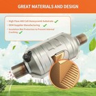 Front rear Catalytic Converter Compatible With Chevrolet Equinox 2010-2015  