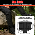 Snake Gaiters Anti-bite Leg Guards Outdoor Protective Chaps For Hiking Camping
