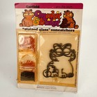 Vintage 1982 Garfield Makit   Bakit Stained Glass Suncatcher Craft Kit Nos
