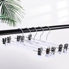 10 20 60 80pcs Skirt Hangers With Clips  Metal Pants Hangers For Clothes Trouser