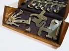 Antique Singer Sewing 1889 Refinished Oak Puzzle Box most Attachments