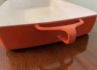 Dansk Vintage Kobenstyle 13 X 10    Red Orange Enamel Large Lasagna Baking Pan