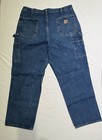Carhartt Blue Denim Double Knee 38x30  