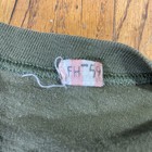Vintage 50s Army Tee Shirt L Olive Drab Skivvy Dated 1959 Usmc Military Vietnam