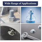 108pcs 304 Stainless Steel Flat Washers  Fender Washers Assortment Kit 12 Sizes