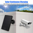 Solar Panel Micro Usb C Power Cctv Camera Security Cam Battery Charger Outdoor