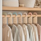Beautiful Wooden Baby Closet Dividers Set Of 7 - Multicolor Pastel