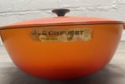 Le Creuset 32cm Marmite Soup Pot 7 4 Qt Flame Orange Enamel Cast Iron France 
