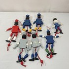 Vintage Wooden Pull String Jumping Jack Christmas Ornaments Lot Toy Soldiers 7pc