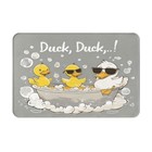 Funny Rubber Duck Bathroom Rug Cute Duck Bath Mat Decor Non Slip 16 x24  Ducks