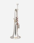Flugel Horn Nicke Bb Flat 4 Valve With Hard Case Mouthpiece Flugelhorn