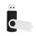 10 Pack 128mb Swivel Usb Flash Drives Memory Stick U Disk Thumb Pen Drive Black