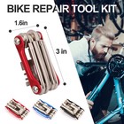 2 Pcs Multi Functional Bike Bicycle Repair Tool Kit Portable Mountain Bike Tool