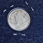 Canada 1946  10 Cents  George Vi   800 Silver    200 Copper Circulated  u-grade 