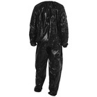 Heavy Duty Fitness Weight Loss Sweat Sauna Suit Exercise Gym -rip Black L H8z2