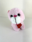 Vintage Strawberry Shortcake Custard Pink Cat Plush 1980 Kenner Stuffed Cat