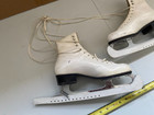 Riedell Pre-owned Figure Skates 5 5 Ice Skates Mk Sheffield White Size 5 1 2