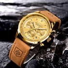 Men s Watch Quartz Leather Band Date Luminous Waterproof Casual Wristwatch Gift