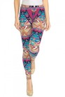 Print Leggings Size S M L Pink Owl Apparel Stretch Pants Aztec Geo Womens Os New