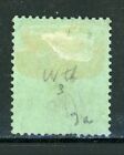 Trinidad   Tobago 7a Sg154 Used 1913 1sh Grn Britannia Wmk Mult Crown Ca Cv 5