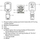 Clip-on Guitar Tuner With Battery For Chromatic   Guitar   Bass   Ukulele violin