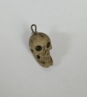 Antique 1860s Memento Mori Skull Watch Fob Victorian Vesuvius Lava Grand Tour
