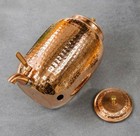 Pure Copper Water Dispenser Hammered Pitcher Drinking Matka 4 L Ayurveda Health