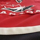 Nike Team Canada Hockey Jersey Red Black White L Maple Leaf Logo